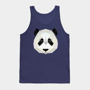 Polygonal Panda Bear Tank Top